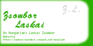 zsombor laskai business card